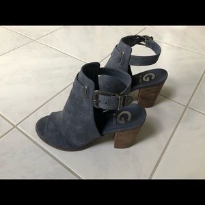 GUESS Open Toe Booties